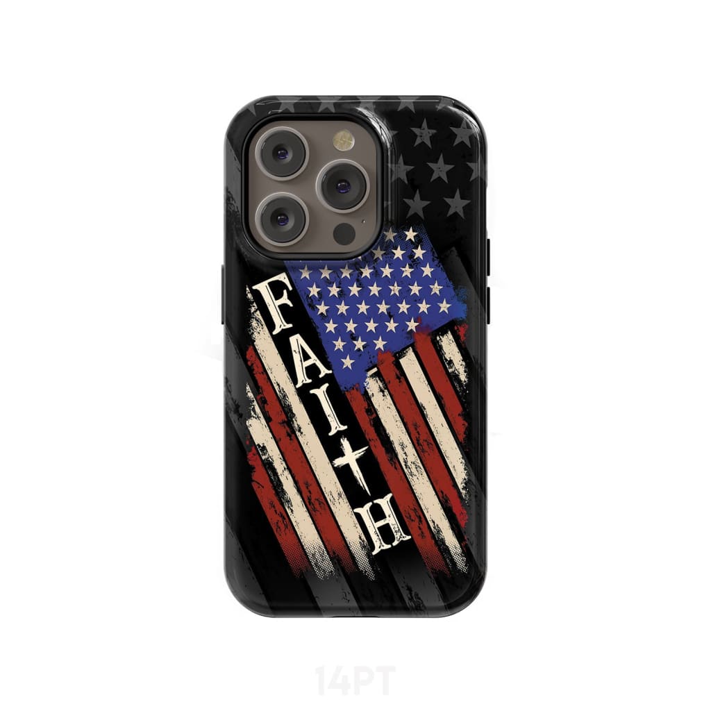 Faith American Flag phone case
