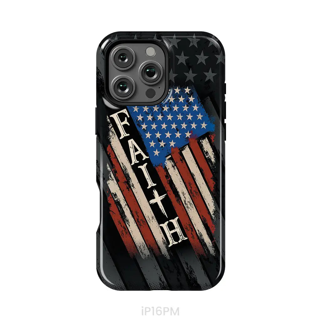 Faith American Flag phone case