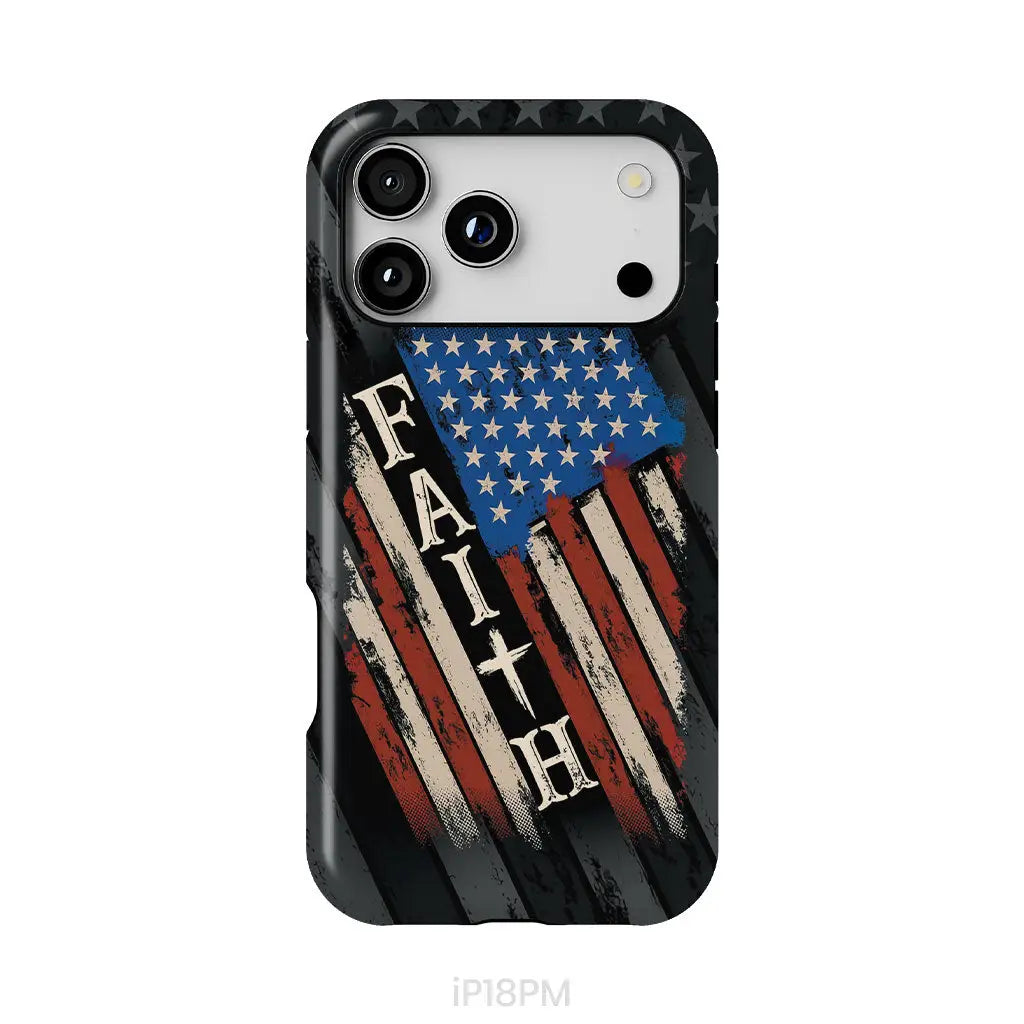 Faith American Flag phone case