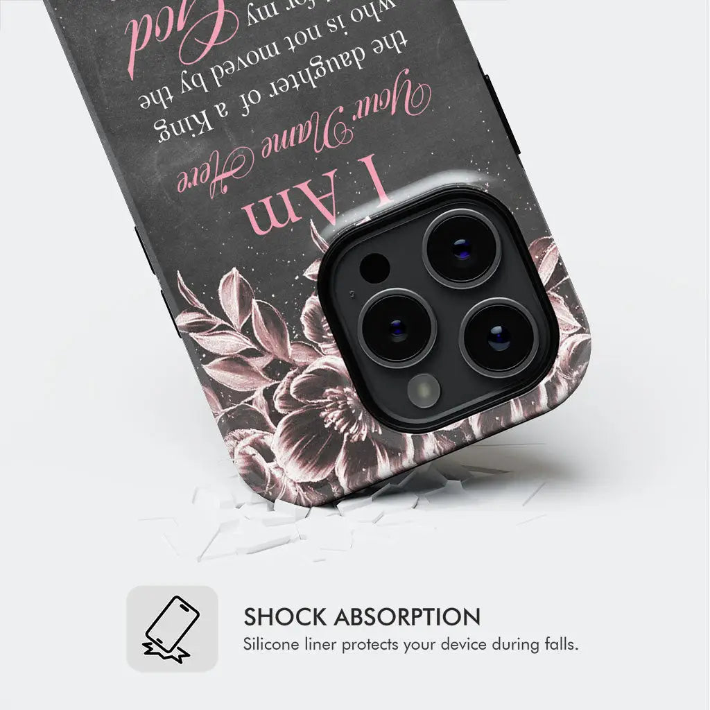 Personalized Daughter Of A King Phone Case With Custom Name