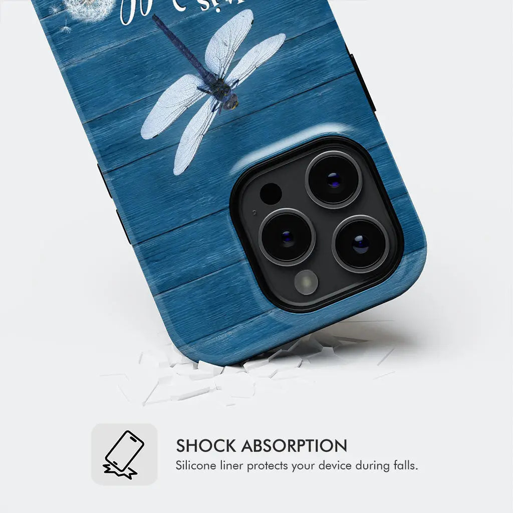 It Is Well With My Soul, Dragonfly, Christian Phone Case