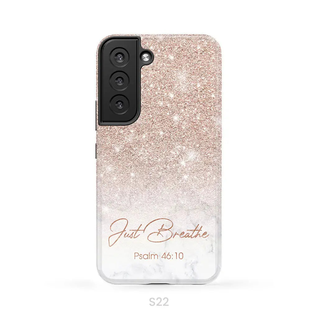 Just Breathe Psalm 46:10 Phone Case