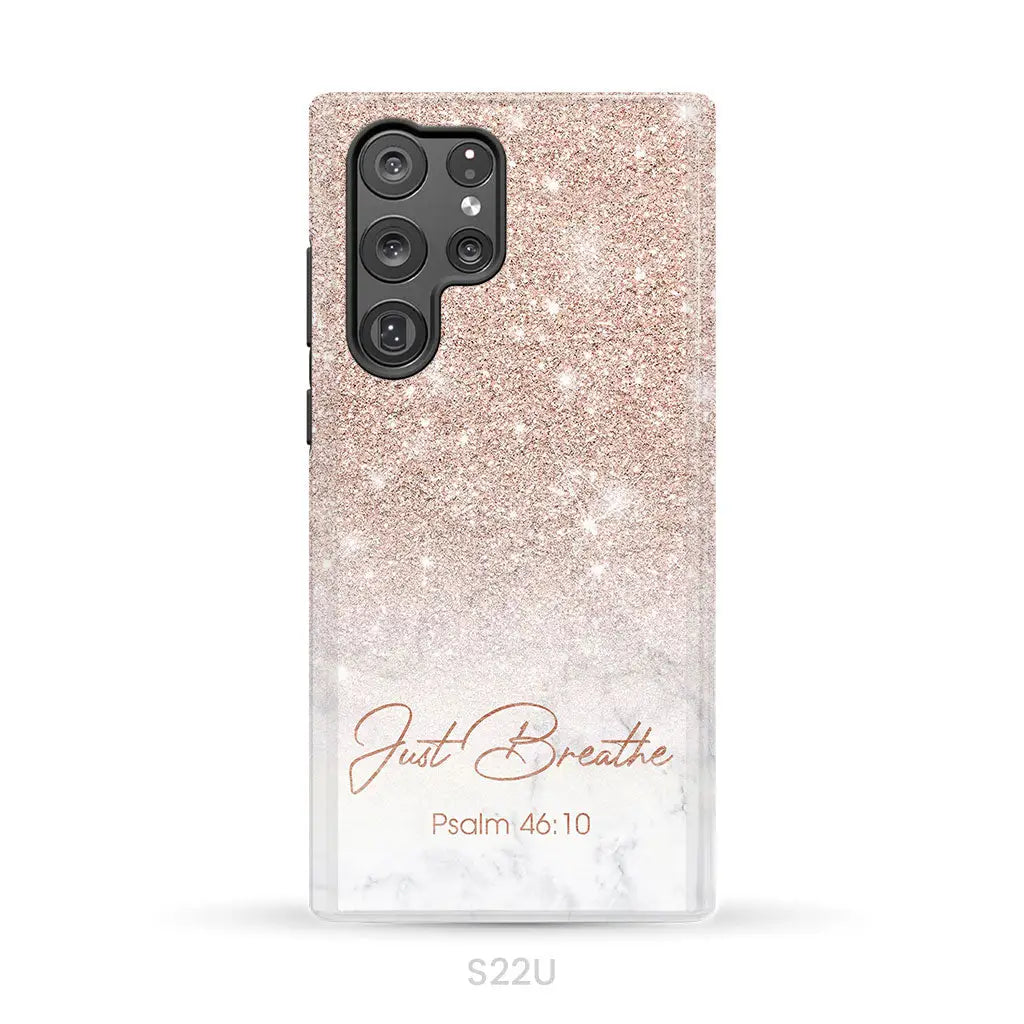 Just Breathe Psalm 46:10 Phone Case