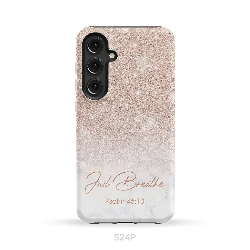 Just Breathe Psalm 46:10 Phone Case