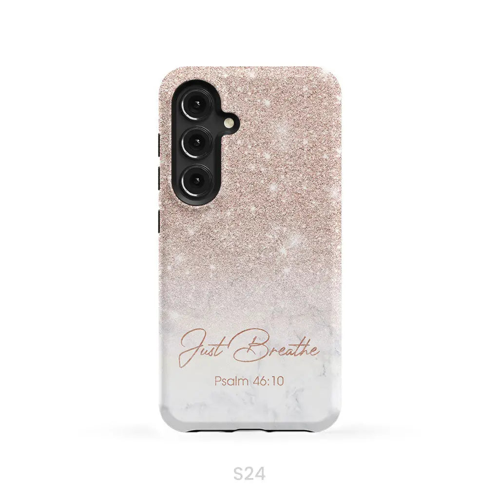 Just Breathe Psalm 46:10 Phone Case