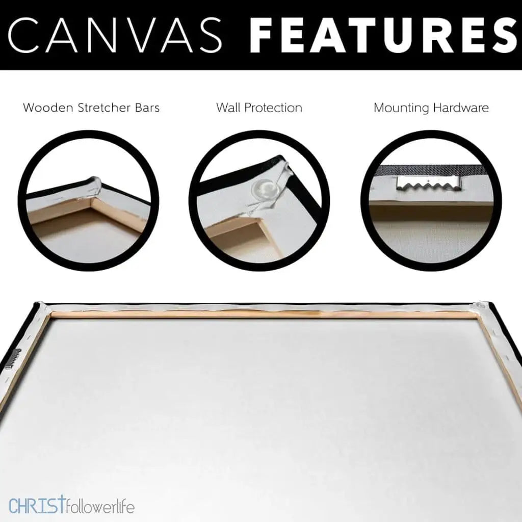Abstract Painting of Jesus and Lost Lamb Wall Art Canvas
