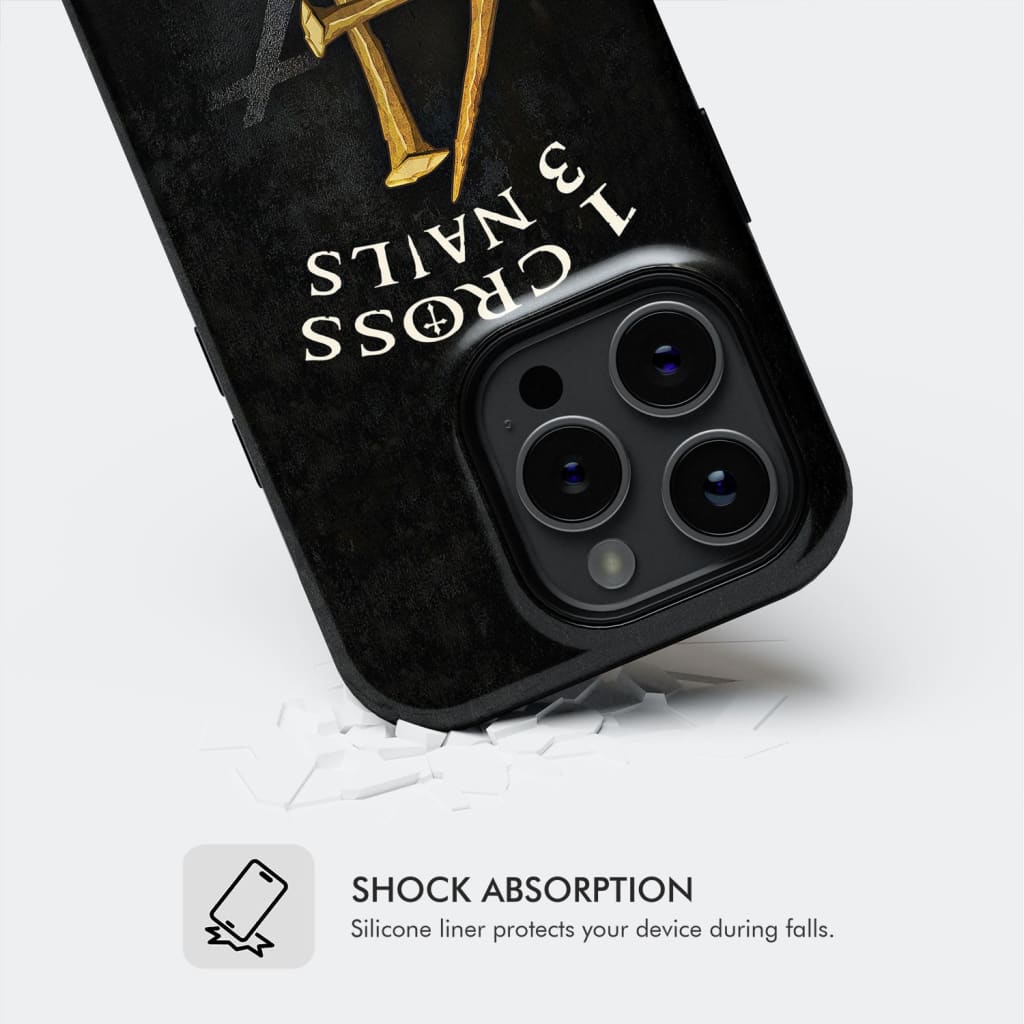 Christian phone cases: 1 Cross 3 Nails 4Given phone case, Christian gifts