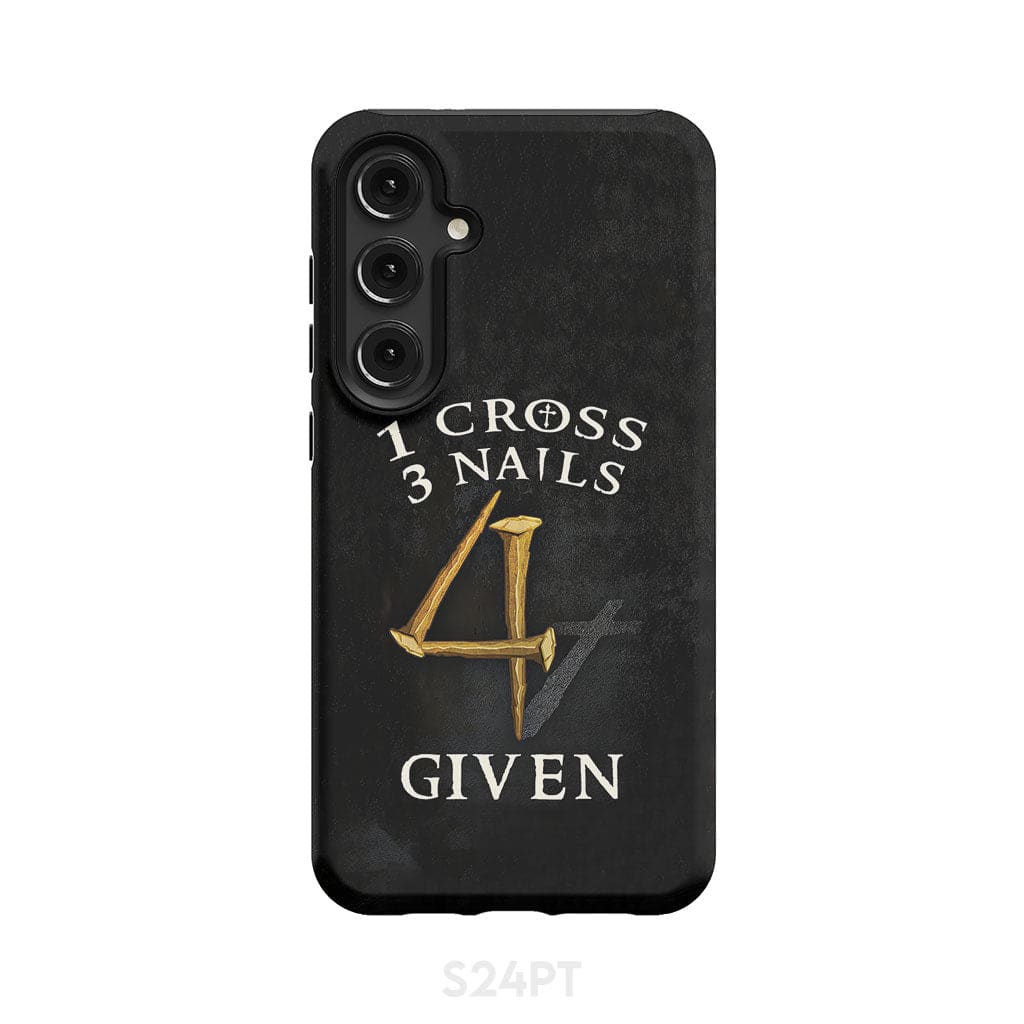 Christian phone cases: 1 Cross 3 Nails 4Given phone case, Christian gifts