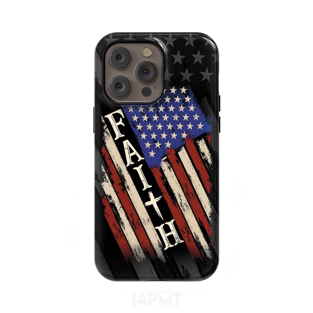 Faith American Flag phone case