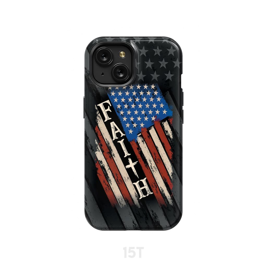 Faith American Flag phone case