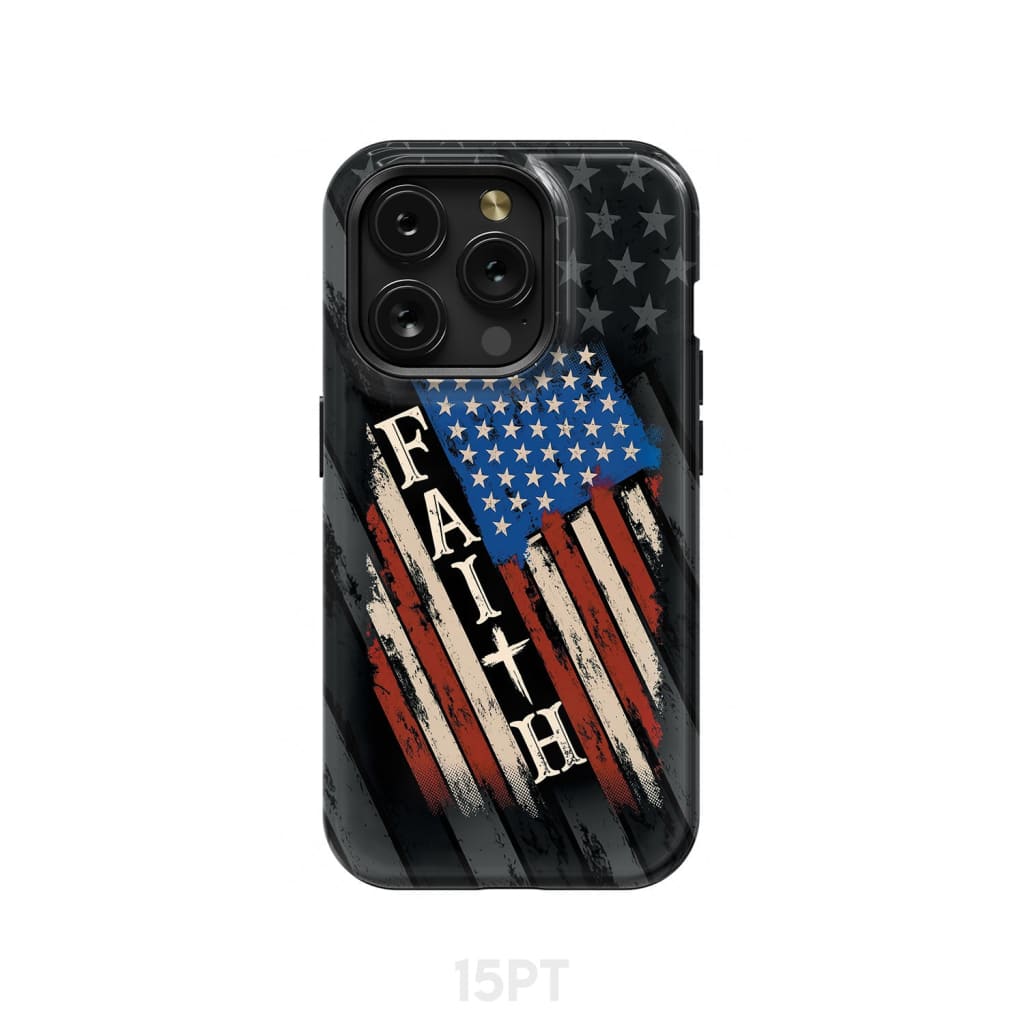 Faith American Flag phone case