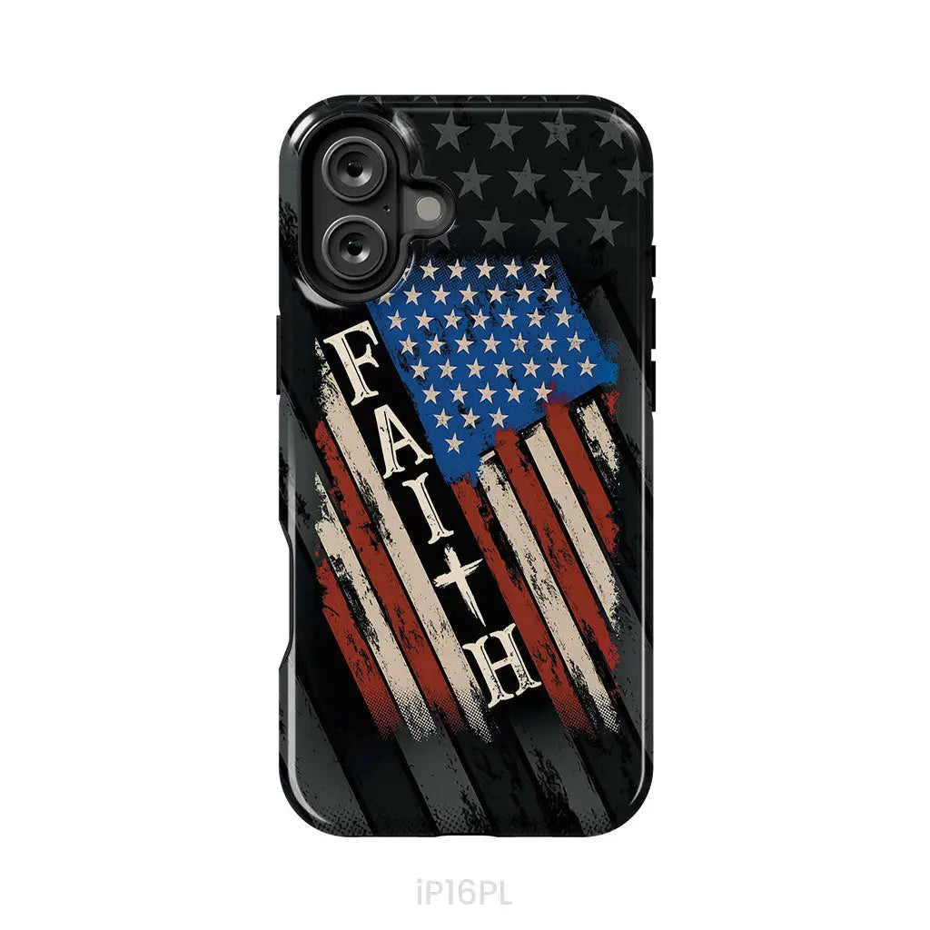 Faith American Flag phone case