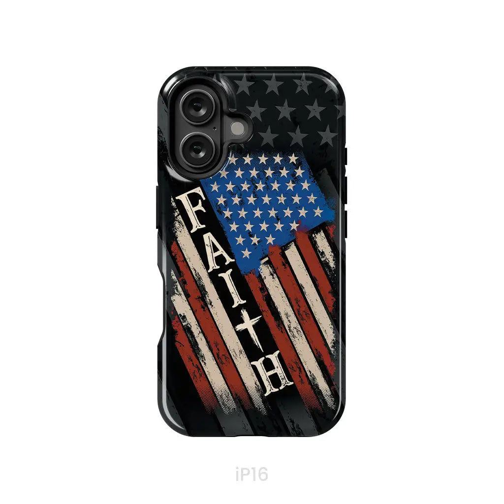 Faith American Flag phone case