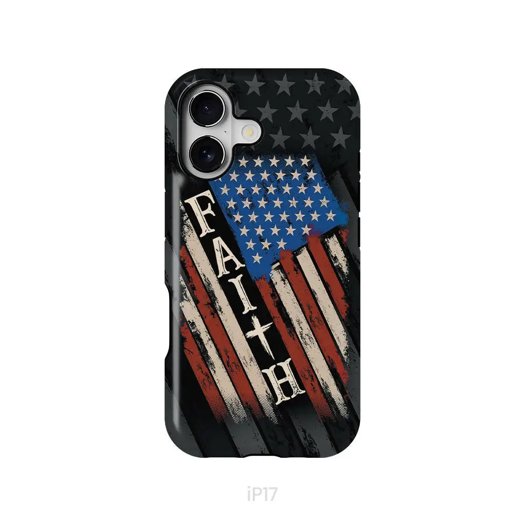 Faith American Flag phone case