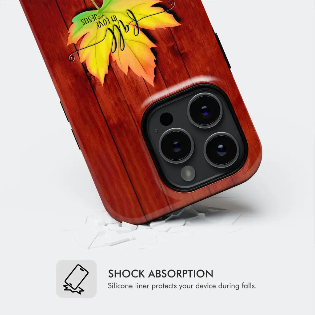 Fall in Love With Jesus Phone Case