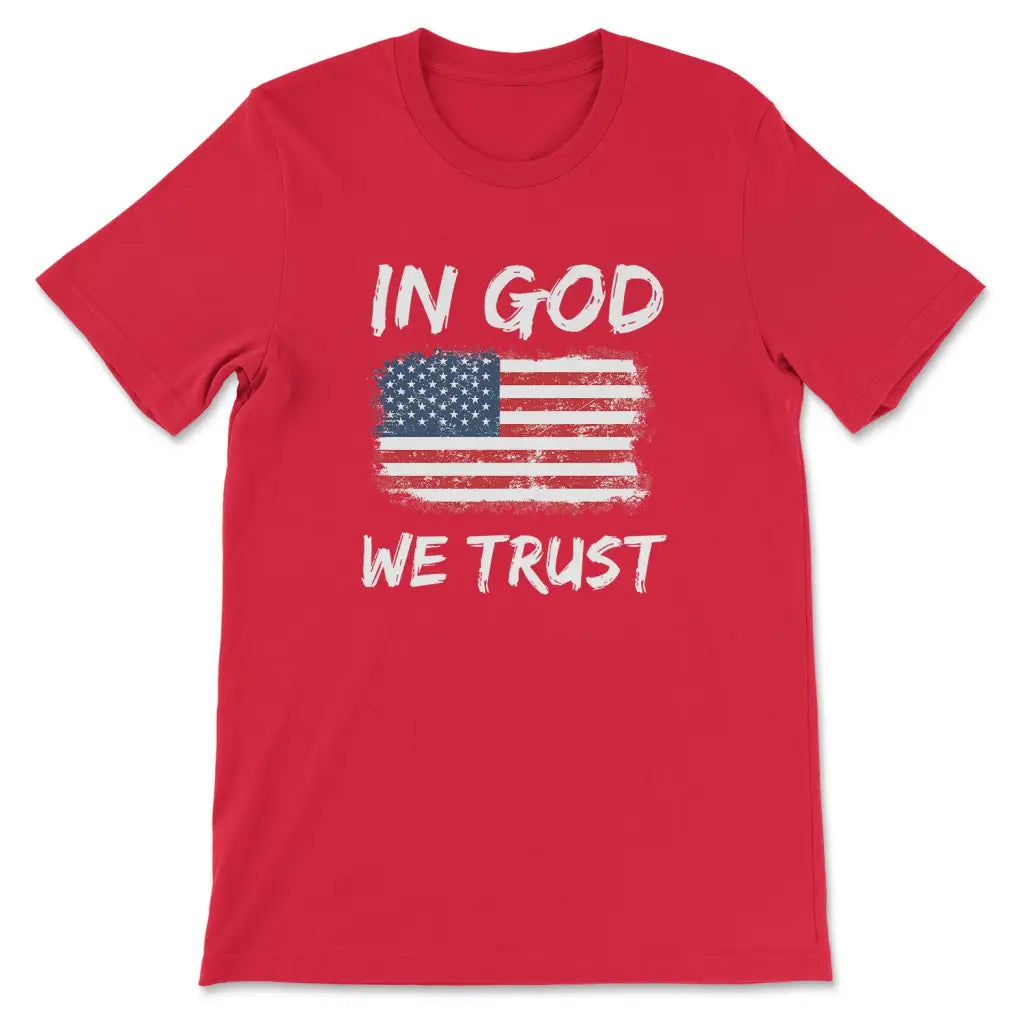 In God We Trust American Flag T-shirt