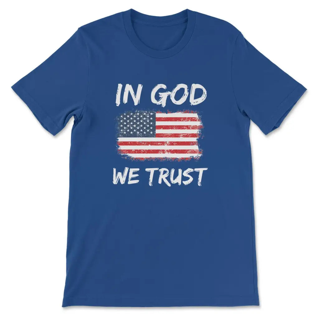 In God We Trust American Flag T-shirt