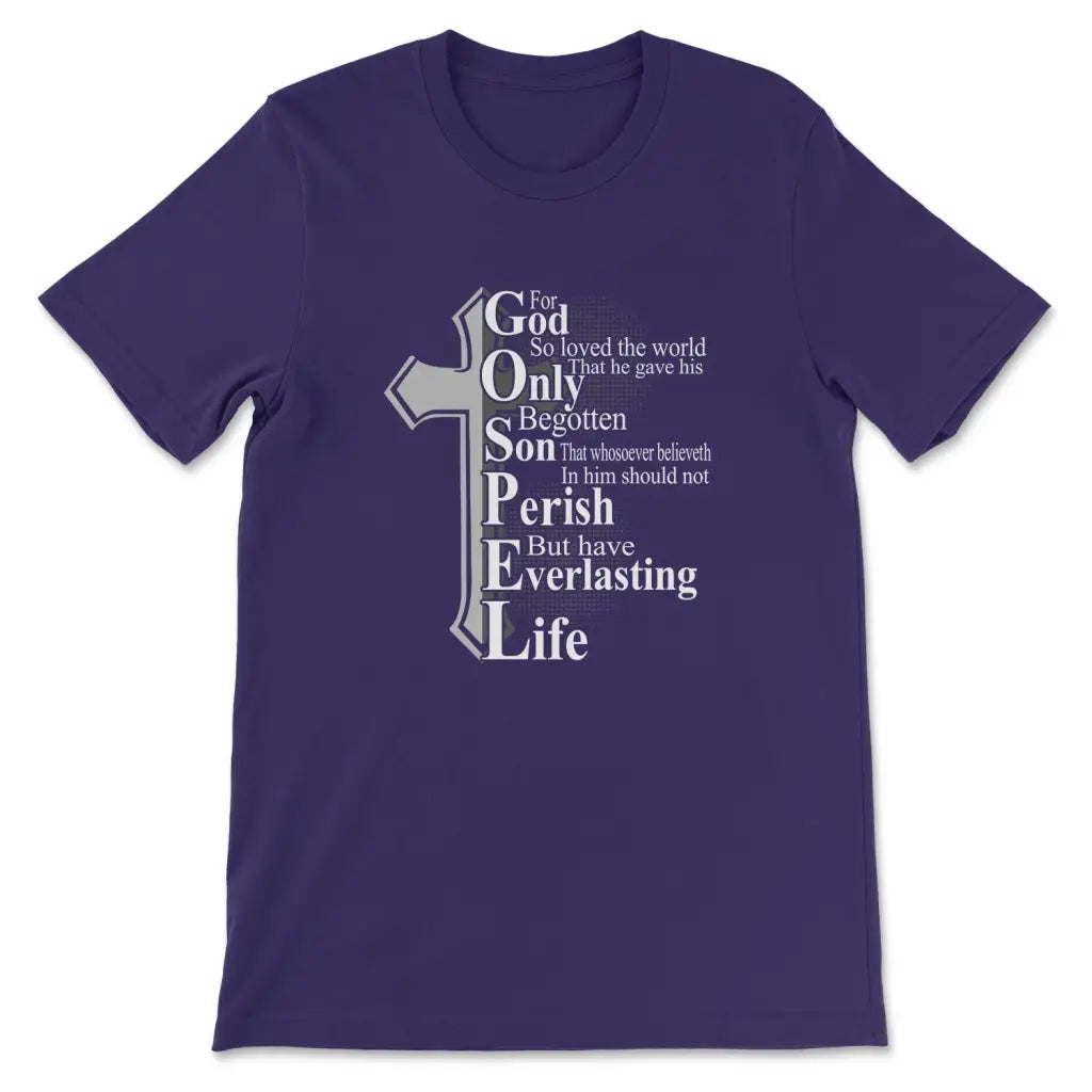 John 3:16 For God So Loved The World Christian T-shirt