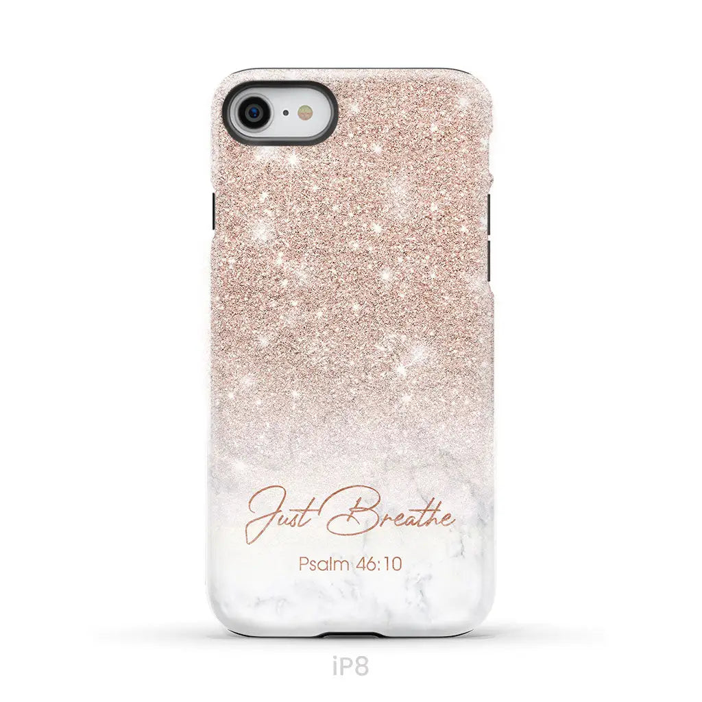 Just Breathe Psalm 46:10 Phone Case