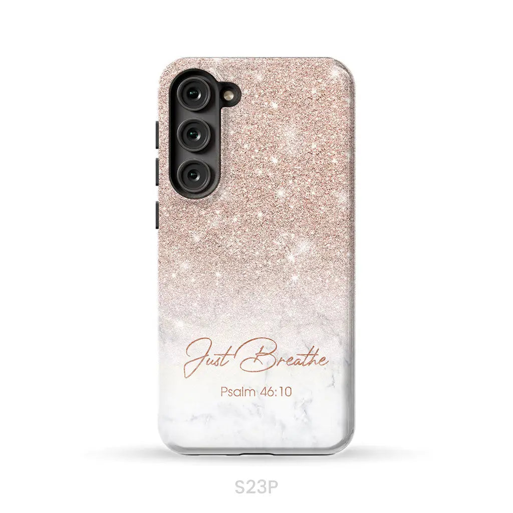 Just Breathe Psalm 46:10 Phone Case