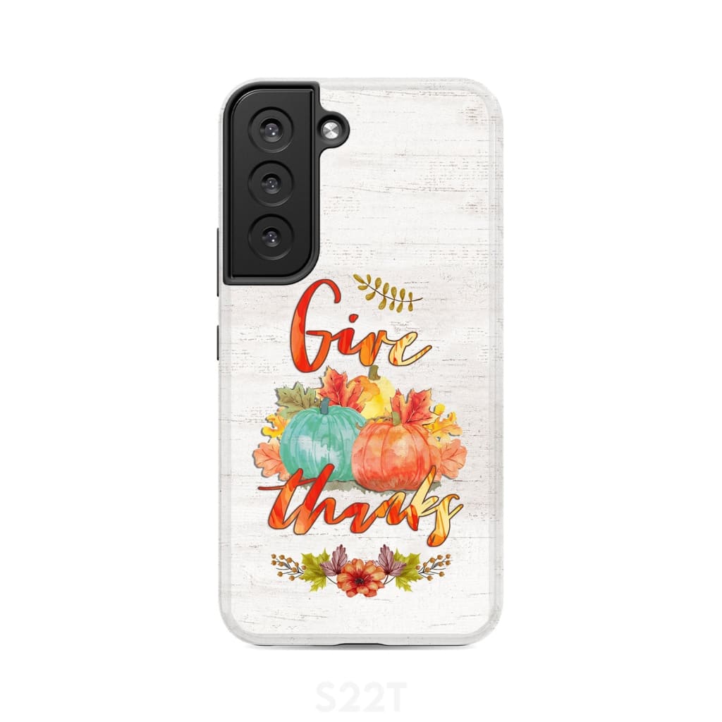 Pumpkin, Thanksgiving, Give thanks phone case
